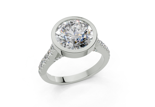 Stara Round Diamond  Engagement Ring