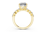 Damira Cushion Square Diamond  Engagement Ring