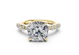 Damira Cushion Square Diamond Engagement Ring