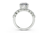 Damira Cushion Square Diamond Engagement Ring