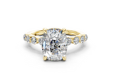 Damira Elongated Cushion Diamond  Engagement Ring