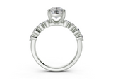 Damira Elongated Cushion Diamond  Engagement Ring