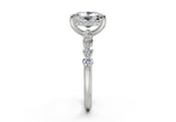 Damira Elongated Cushion Diamond  Engagement Ring