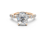 Damira Elongated Cushion Diamond Engagement Ring