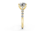 Damira Round Diamond  Engagement Ring