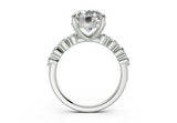 Damira Round Diamond  Engagement Ring