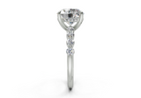 Damira Round Diamond  Engagement Ring