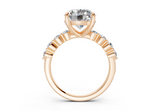 Damira Round Diamond Engagement Ring