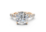 Damira Round Diamond Engagement Ring