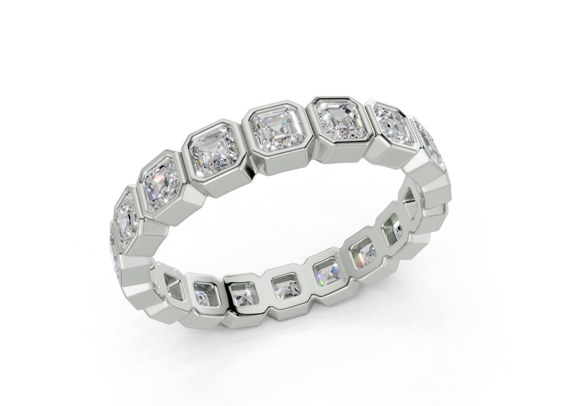 Petite Elysees Asscher Classic Eternity Bands 1½ Carat Total Wt.