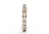 Petite Elysees Asscher Classic Eternity Bands