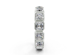 Elysees Asscher Classic Eternity Bands 4 Carat Total Wt.