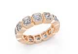 Elysees Asscher Classic Eternity Bands