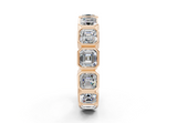 Elysees Asscher Classic Eternity Bands