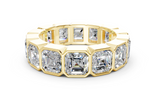 Elysees Asscher Classic Eternity Bands 6½ Carat Total Wt.