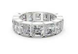 Elysees Asscher Classic Eternity Bands