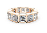 Elysees Asscher Classic Eternity Bands 6½ Carat Total Wt.