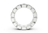 Elysees Asscher Classic Eternity Bands 6½ Carat Total Wt.