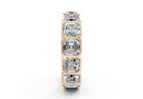 Elysees Asscher Classic Eternity Bands 6½ Carat Total Wt.