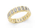 Elysees Emerald Classic Eternity Bands 4½ Carat Total Wt.