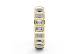 Elysees Emerald Classic Eternity Bands 4½ Carat Total Wt.