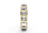 Elysees Emerald Classic Eternity Bands 6½ Carat Total Wt.