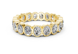 Petite Elysees Oval Classic Eternity Bands