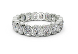 Petite Elysees Oval Classic Eternity Bands