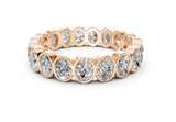 Petite Elysees Oval Classic Eternity Bands