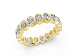 Petite Elysees Oval Classic Eternity Bands