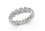 Petite Elysees Oval Classic Eternity Bands