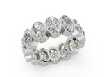 Elysees Oval Classic Eternity Bands 4½ Carat Total Wt.