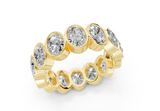 Elysees Oval Classic Eternity Bands 5 Carat Total Wt.