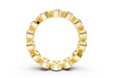 Elysees Oval Classic Eternity Bands 5 Carat Total Wt.