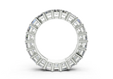 Melrose Emerald Classic Eternity Bands 6 Carat Total Wt.