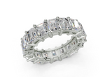 Melrose Emerald Classic Eternity Bands 8½ Carat Total Wt.