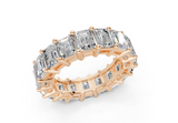 Melrose Emerald Classic Eternity Bands 8½ Carat Total Wt.