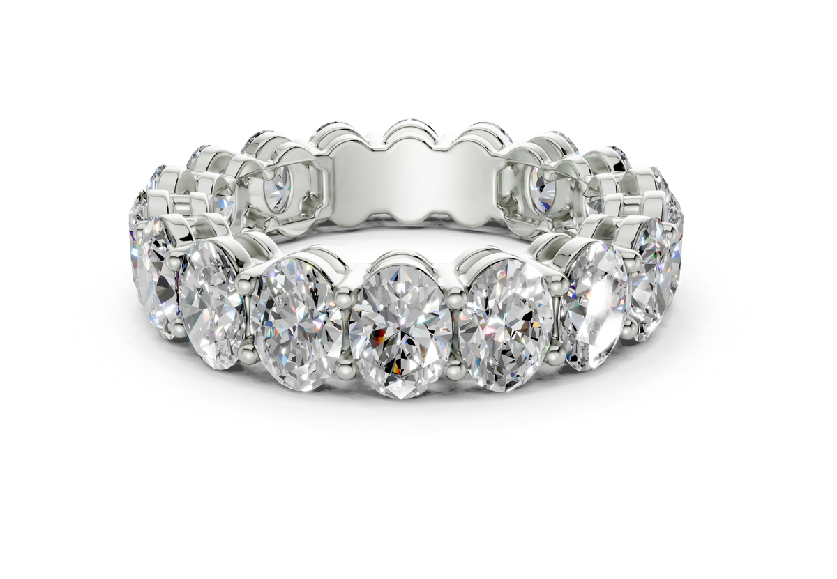 Melrose Oval Classic Eternity Bands