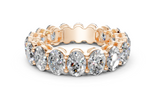 Melrose Oval Classic Eternity Bands