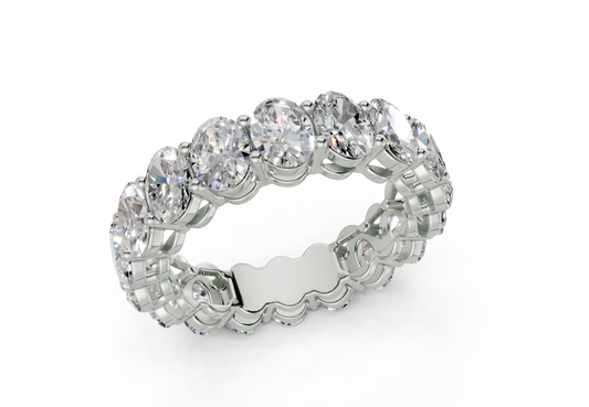 Melrose Oval Classic Eternity Bands