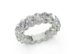 Melrose Oval Classic Eternity Bands 5½ Carat Total Wt.