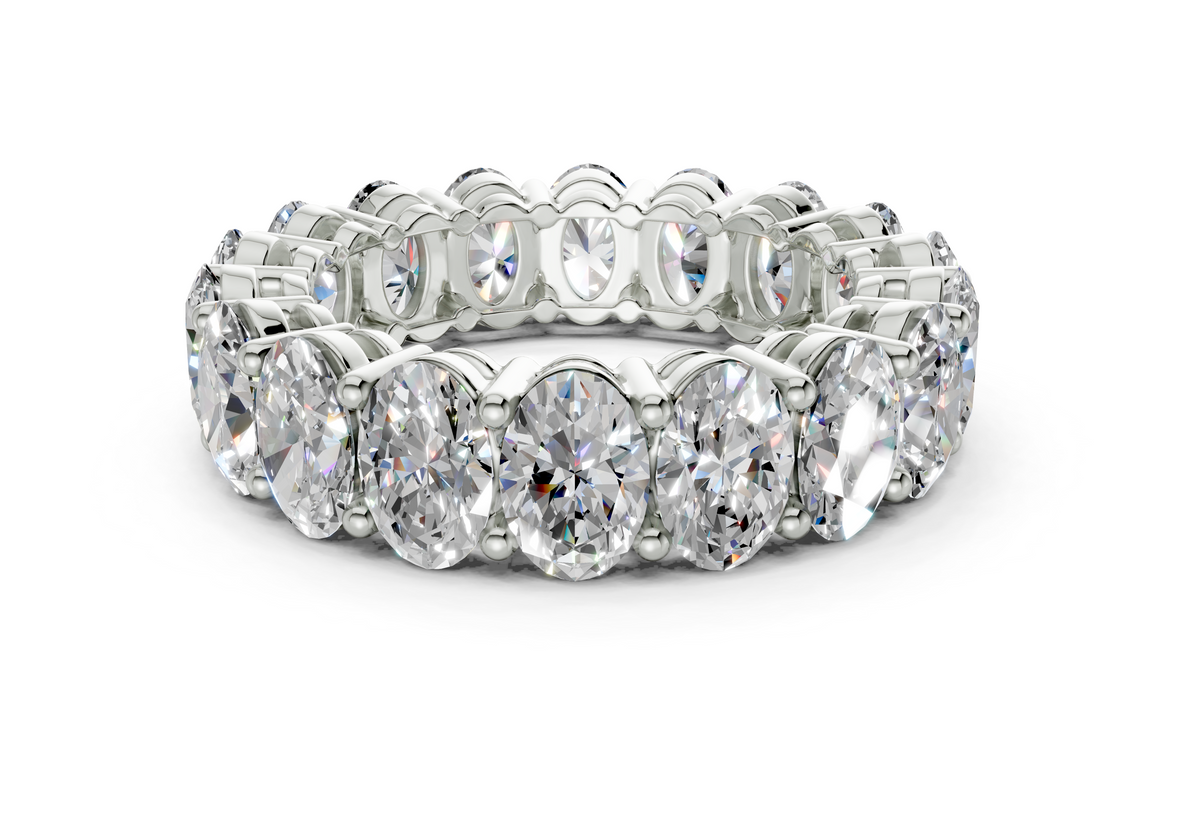 Melrose Oval Classic Eternity Bands