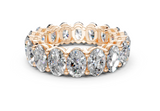 Melrose Oval Classic Eternity Bands