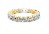 Petite Melrose Round Classic Eternity Bands