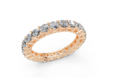 Petite Melrose Round Classic Eternity Bands