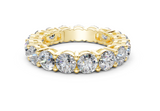 Melrose Round Classic Eternity Bands 5 Carat Total Wt.