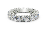 Melrose Round Classic Eternity Bands 5 Carat Total Wt.