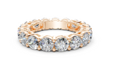 Melrose Round Classic Eternity Bands 5 Carat Total Wt.