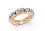 Melrose Round Classic Eternity Bands 7 Carat Total Wt.