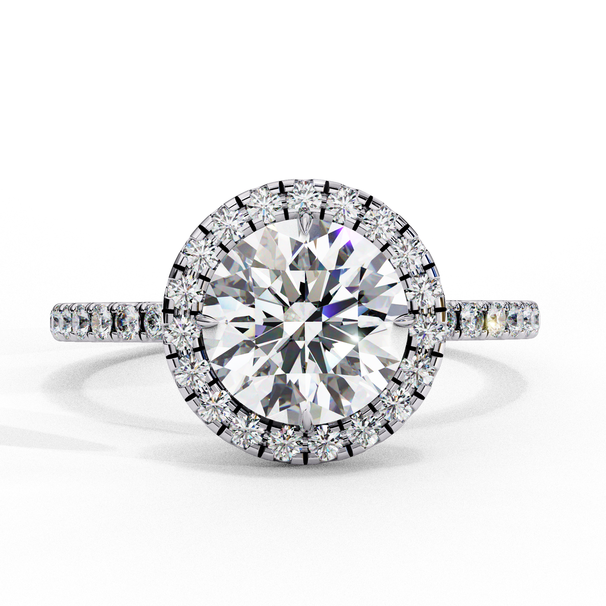 Nightshade (Round) Diamond Engagement Ring